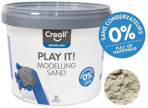 Creall sabbia modellabile sabbia da gioco 5 kg per bambini - sabbia marrone-2