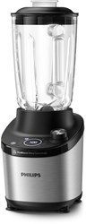 Philips frullatore high speed 1500W - grande caraffa in vetro 1,8L - nero