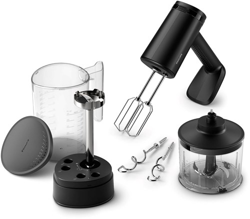 Philips sbattitore 500W nero - potente mixer da cucina con accessori