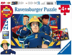 Ravensburger puzzle Sam il pompiere puzzle bambini 2x24 pezzi cartone