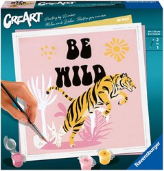 Dipingere con i numeri Be Wild kit creativo per adulti