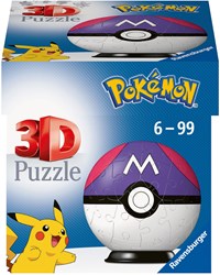 Ravensburger Pokemon puzzle 3D Masterball - 54 pezzi - giocattolo