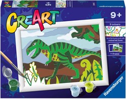 Ravensburger dipingere con i numeri dinosauro - Kit pittura CreArt bambini