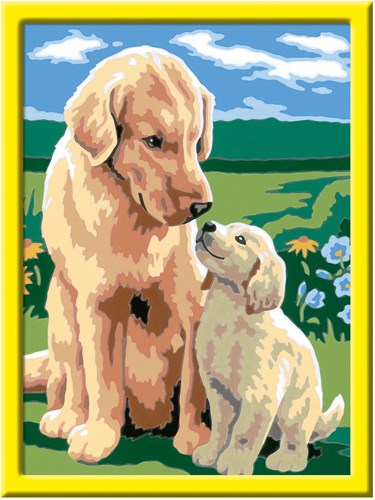 Ravensburger dipingi con i numeri Amore materno - kit creativo-2