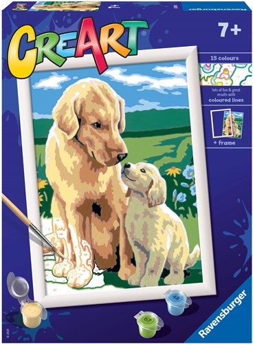 Ravensburger dipingi con i numeri Amore materno - kit creativo-3