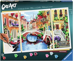 Ravensburger dipingi con i numeri - Set pittura CreArt Venetian Dreams