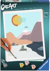 Ravensburger dipingere con i numeri - Set CreArt By The River per adulti