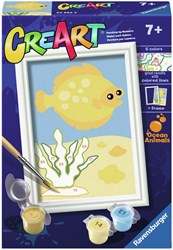 Ravensburger set pittura con numeri - CreArt Trendy Fish animali