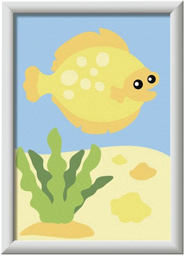 Ravensburger set pittura con numeri - CreArt Trendy Fish animali-2