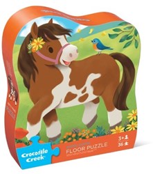 Crocodile Creek puzzle pony - puzzle da pavimento 36 pezzi per bambini