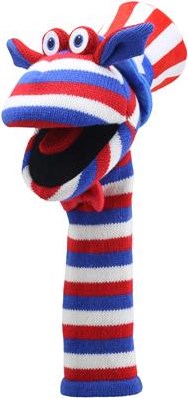 The Puppet Company burattino Sammy - Eco Sockettes - peluche riciclato-2
