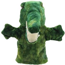 The Puppet Company marionetta a mano coccodrillo - giocattolo animale per bambini
