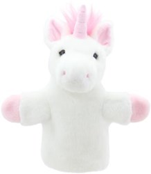 The Puppet Company marionetta unicorno blu peluche giocattolo bambini