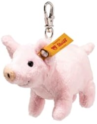 Steiff portachiavi peluche maialino Lucky Charm rosa 9 cm portafortuna