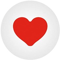 Heimess giocattolo in legno con perline cuore - massaggiagengive per bebè