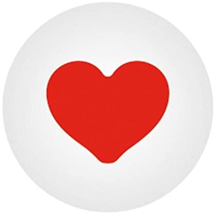 Heimess giocattolo in legno con perline cuore - massaggiagengive per bebè