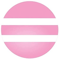 Heimess perline giocattolo rosa-bianco a righe per catenella ciuccio