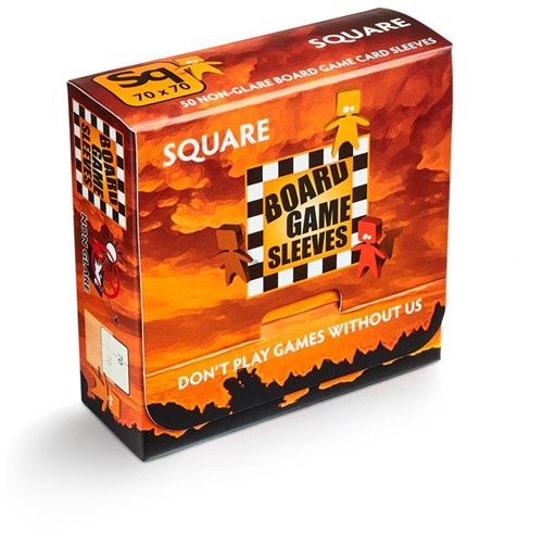 Asmodee bustine protettive non-glare quadrate 69x69mm 50 pezzi gioco da tavolo
