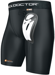 Shock Doctor Core compressie short con Bio Flex Cup