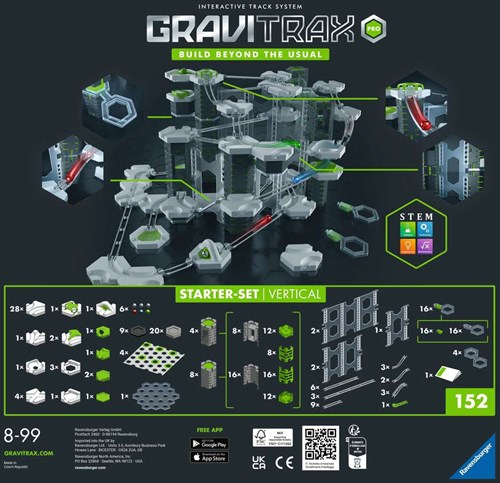 Ravensburger GraviTrax PRO pista di biglie Starter Set Verticale kit costruzione-2