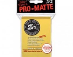 Ultra Pro bustine carte Pro-Matte gialle 50 pezzi protezione carte