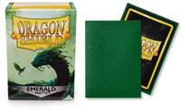 Dragon Shield bustine carte standard opache verde smeraldo 100 carte mazzo-2