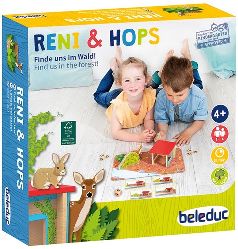 Beleduc giocattolo educativo Reni & Hops - imparare giocando-2