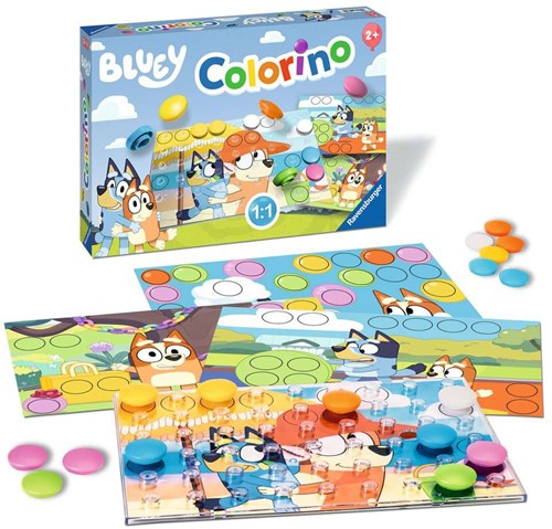 Bluey gioco per bambini Colorino - Giocattolo educativo per imparare i colori-3