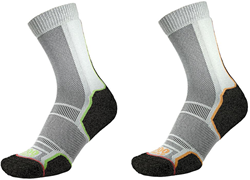 1000 Mile calze trekking uomo riciclate twin pack - XL - multicolore