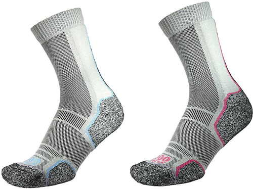 1000 Mile calze da trekking donna - Trek riciclate - Twin Pack