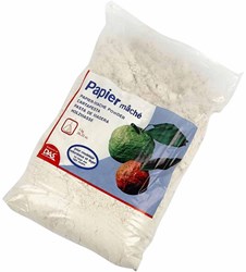 Das polvere di cartapesta bianca 1 kg - materiale creativo per hobby