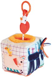 Lilliputiens cubo attività fattoria con suoni e massaggiagengive - giocattolo educativo