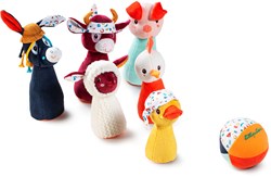 Lilliputiens gioco di bowling fattoria - Il mio primo set da bowling morbido per bambini