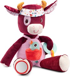 Lilliputiens mucca multi-attività Rosalie peluche sensoriale