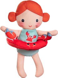 Lilliputiens - Bambola da bagno Granchio Axelle - Giocattolo per il bagnetto - Impermeabile