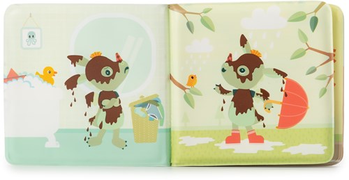 Lilliputiens libro da bagno magico Joe wash wash - giocattolo da bagno interattivo per bambini-3