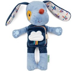 Lilliputiens peluche Jules il Cane con glow-in-the-dark e libro in tessuto