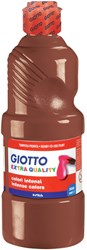 Giotto tempera 500ml vernice marrone per bambini