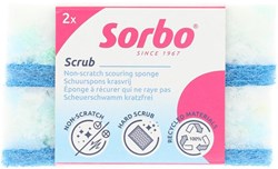 Sorbo spugna antigraffio riciclata 2 pezzi pulizia