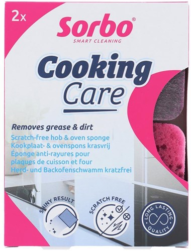 Sorbo set di spugne per cucina e pulizia - 2 pezzi antigraffio