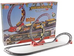 Svenska Living set treno giocattolo con looping e suoni - treno di Natale