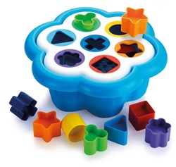 Quercetti gioco educativo forme 16 pezzi colorato per bambini