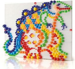 Quercetti gioco mosaico FantaColor Modular 4 - 600 chiodini