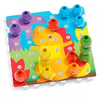 Quercetti set di chiodini jumbo 45 pezzi gioco motricità