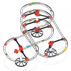 Quercetti pista per biglie Rollercoaster giocattolo da costruzione 94 pezzi