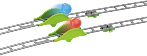 Quercetti pista biglie Skyrail League 7,5 metri pista da corsa giocattolo-2