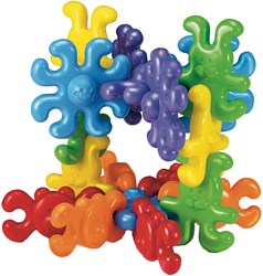 Quercetti forme animali set costruzioni catena - giocattolo colorato 18pz