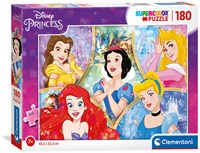 Clementoni puzzle - Princess - 180 pezzi - finitura metallica - ecologico