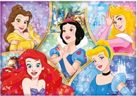 Clementoni puzzle - Princess - 180 pezzi - finitura metallica - ecologico-2