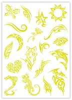 Clementoni Crazy Chic Set Tatuaggi Glow in the Dark per bambini-2